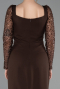Braun Partykleid Midi ABK2387