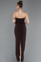 Abendkleid Lang Braun ABU6020