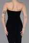 Abendkleid Lang Schwarz ABU6020