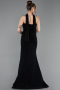 Abendkleid Lang Schwarz ABU6017