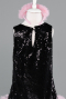 Abendkleid für Kinder Kurz Schwarz ABK2574