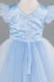 Abendkleid für Kinder Kurz Blau ABK2576