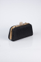Abendtasche Glitzernd Schwarz KC129