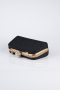 Abendtasche Glitzernd Schwarz KC129