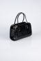 Abendtasche Leder Schwarz KC422