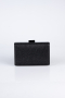 Abendtasche Glitzernd Schwarz V275