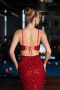 Abschlusskleid Lang Rot ABU5980