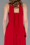 Abschlusskleid Lang Chiffon Rot ABU6042