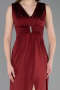 Abschlusskleid Lang Weinrot ABU6043