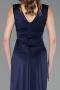 Abschlusskleid Lang Marineblau ABU6043