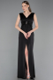 Abschlusskleid Lang Schwarz ABU6043