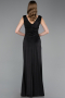 Abschlusskleid Lang Schwarz ABU6043