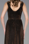 Abschlusskleid Lang Kupfer ABU6045