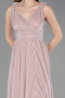 Abschlusskleid Lang Puder ABU6045