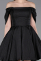 Partykleid Kurz Schwarz ABK2604