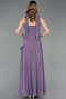 Lila Abschlusskleid Chiffon Lang ABU5763
