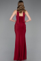 Abschlusskleid Lang Weinrot ABU6051