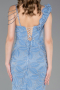 Abendkleid Lang Indigo ABU6059