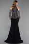 Schwarz Abendkleid Lang ABU5787