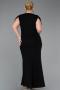 Abendkleid in Übergröße Lang Schwarz ABU5731