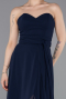 Abschlusskleid Lang Chiffon Marineblau ABU4965