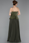 Abendkleid Lang Chiffon Khaki ABU6076