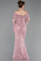 Puder Abendkleid İm Meerjungfrau-Stil Schuppig Lang ABU5623