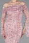 Puder Abendkleid İm Meerjungfrau-Stil Schuppig Lang ABU5623