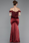 Abendkleid Lang Weinrot ABU6078