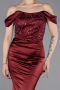 Abendkleid Lang Weinrot ABU6078