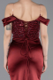 Abendkleid Lang Weinrot ABU6078