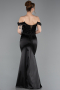 Abendkleid Lang Schwarz ABU6078