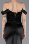 Abendkleid Lang Schwarz ABU6078