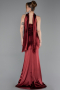 Abschlusskleid Lang Weinrot ABU6079