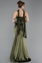 Abschlusskleid Lang Khaki ABU6079