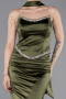 Abschlusskleid Lang Khaki ABU6079