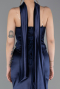 Abschlusskleid Lang Marineblau ABU6079