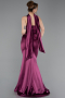Abschlusskleid Lang Pflaume ABU6079
