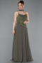 Abendkleid Lang Chiffon Khaki ABU6081