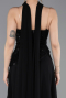 Abendkleid Lang Chiffon Schwarz ABU6081