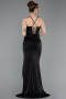 Abschlusskleid Lang Schwarz ABU6082