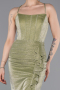 Abschlusskleid Lang Öl Grün ABU6082