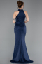 Abendkleid Lang Marineblau ABU6083
