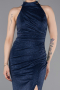 Abendkleid Lang Marineblau ABU6083