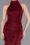 Abendkleid Lang Spitze Weinrot ABU6084