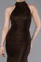 Abendkleid Lang Spitze Braun ABU6084