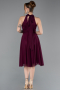Partykleid Kurz Pflaume ABK2612