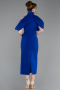 Sächsischblau Abendkleid Midi ABK2517