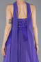 Violette Abendkleid Chiffon Lang ABU6018