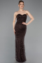 Braun Abendkleid Lang ABU4517